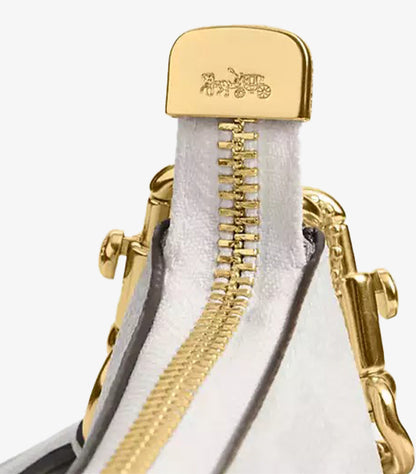 Coach Teri Leather Trim Detail Close-Up