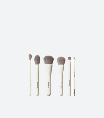 MORPHE ALONG FOR THE GLIDE 6-PIECE TRAVEL BRUSH SET & POUCH