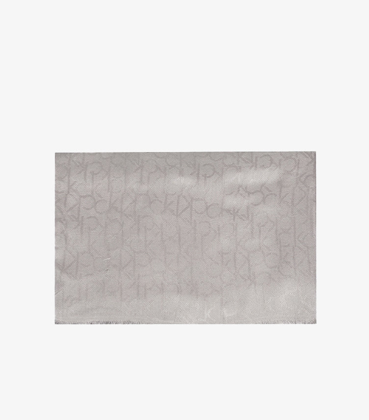 CALVIN KLEIN WOMEN’S MONOGRAM LOGO PASHMINA SCARF
