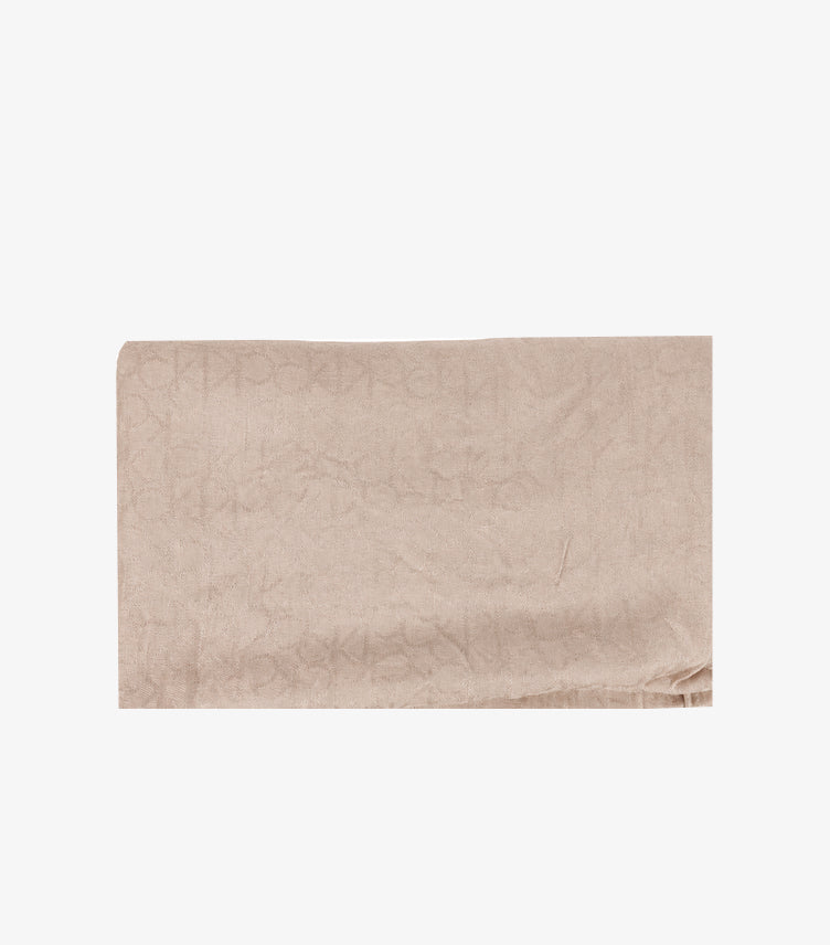 CALVIN KLEIN WOMEN’S MONOGRAM LOGO PASHMINA SCARF
