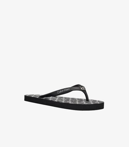 CALVIN KLEIN LOGO PRINT FLIP FLOPS