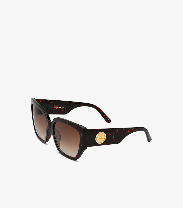 GUESS OVERSIZED TORTOISE SUNGLASSES