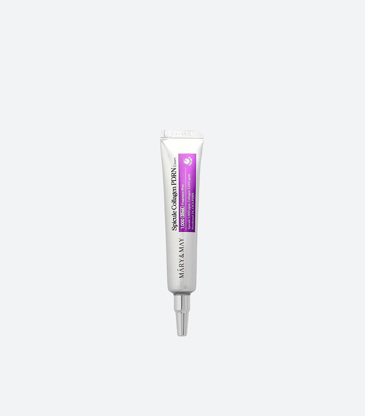 Mary&May Spicule Collagen PDRN Cream 1000 Shot 15g silver tube for firming and texture care