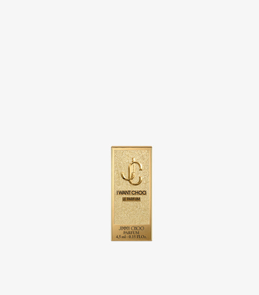 Jimmy Choo I Want Choo Le Parfum 4.5ml miniature perfume in gold presentation box