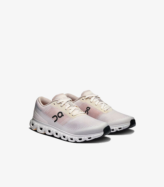 Pair of On Running Cloud women's performance sneakers displayed from an angled front view.