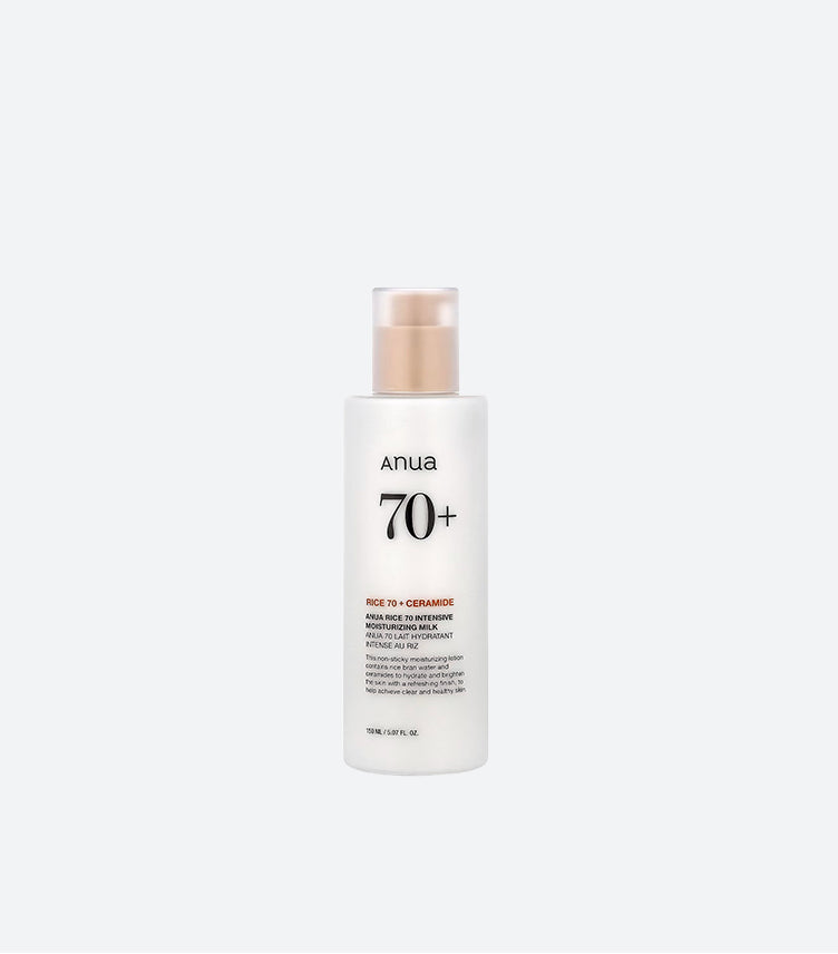 Anua Rice 70 Intensive Moisturizing Milk 150ml pump bottle