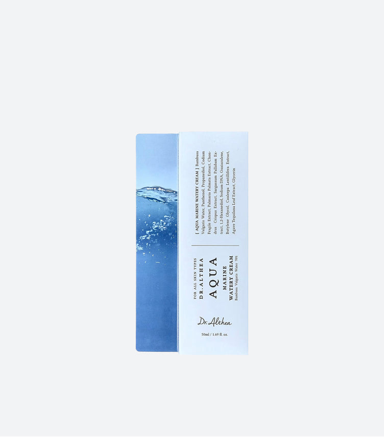 Dr. Althea Aqua Marine Watery Cream 50ml skincare box
