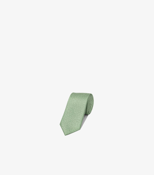 CALVIN KLEIN MINT GREEN TEXTURED SILK TIE