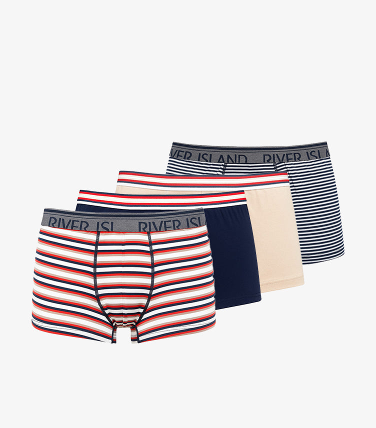 RIVER ISLAND COTTON STRETCH TRUNK